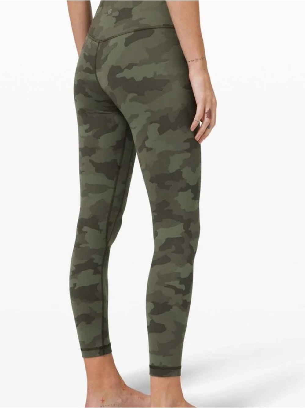 lululemon Athletica Leggings in Olive Green